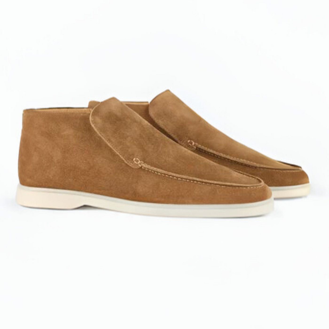 Odin loafers i semsket skinn