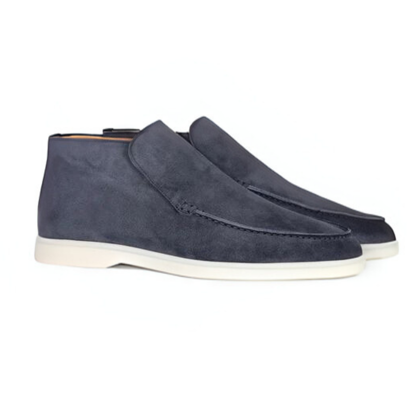 Odin loafers i semsket skinn
