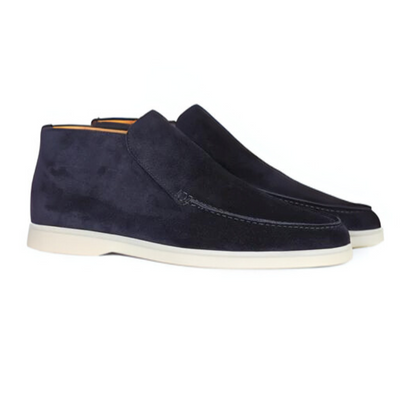 Odin loafers i semsket skinn