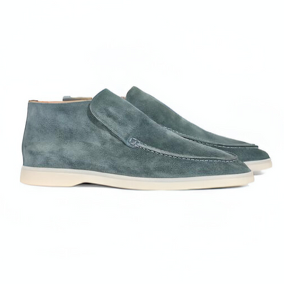 Odin loafers i semsket skinn