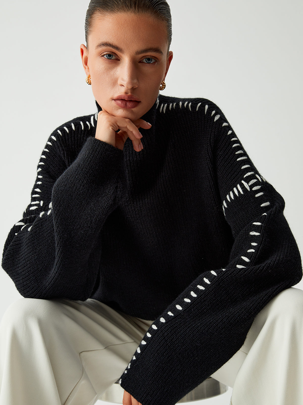 Aura™ | Genser med Turtleneck