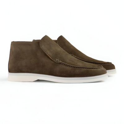 Odin loafers i semsket skinn
