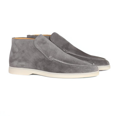 Odin loafers i semsket skinn